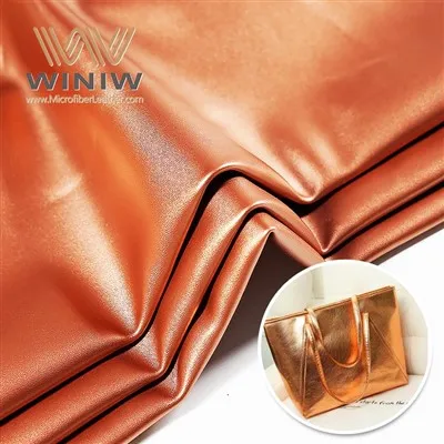 အိတ်များအတွက်အရည်အသွေးမြင့်သက်သတ်လွတ် Pu Microfiber သားရေ